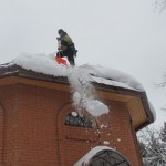Очищення покрівлі від снігу